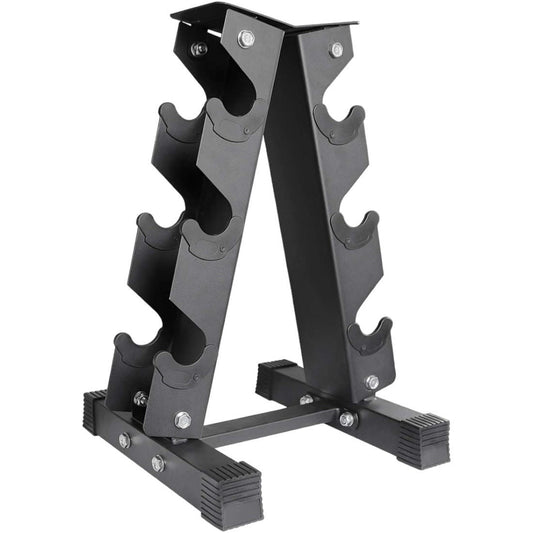 3-Tier Vertical Dumbbell Tree Rack | Holds Up To 3 Pairs Of Dumbbells